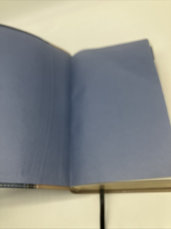 NIV study bible Italian leather duo tone tan blue 2011 edition Zondervan gallery