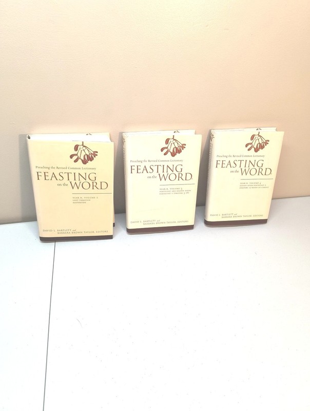 Bible Feasting on the Word Year B Volume 2,3,And 4 Bartlett HC Dust Jackets Pics