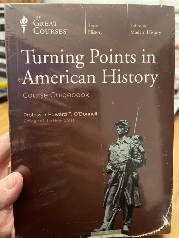 The Great Courses – Turning Points in American History, DVD Set and Guidebook