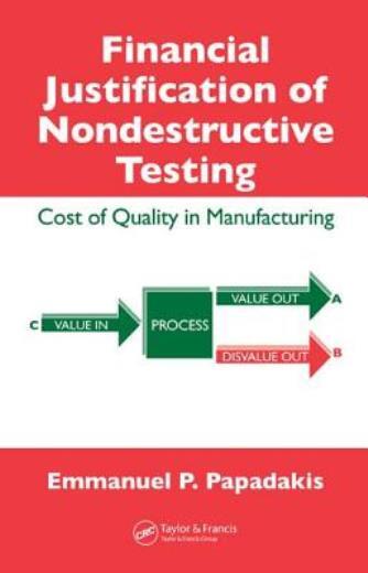 Financial Justification Of Nondestructive Testing: Cost Of Quality In Manuf…