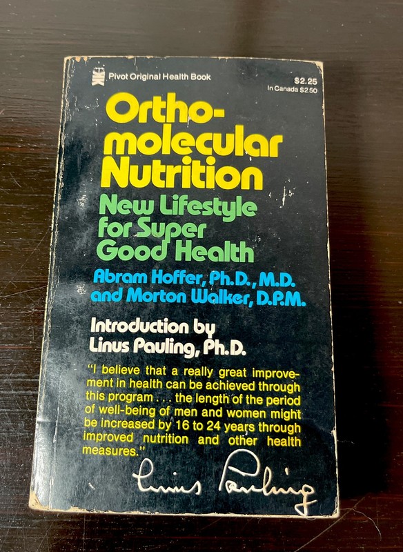 Ortho-Molecular Nutrition – New Lifestyle For Super Good Health Abram Hoffer PB