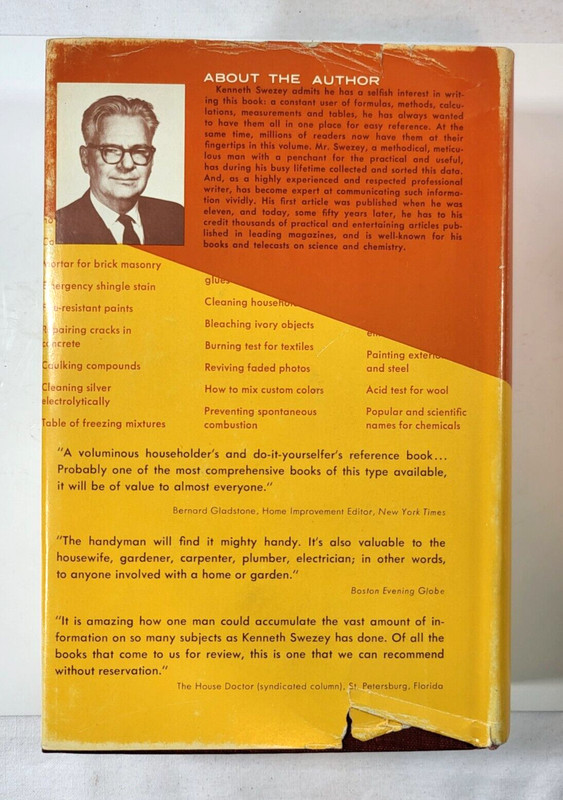1975 Formulas Methods Tips & Data for Home & Workshop by Kenneth Swezey gallery