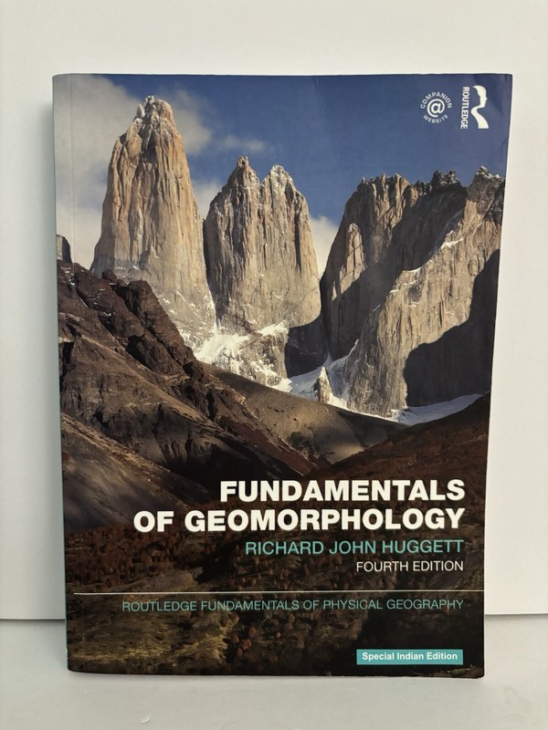 Fundamentals of Geomorphology by Richard John Huggett 4th Edition Paperback
