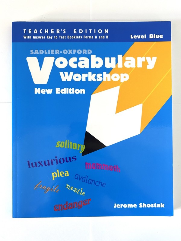 Vocabulary Workshop 2005 – Level Blue by Jerome Shostak – LIKE NEW