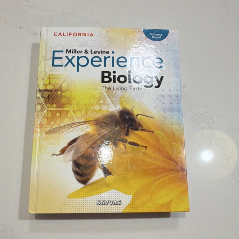 Miller & Levine Biology The Living Earth California Savvas Hardcover Textbook