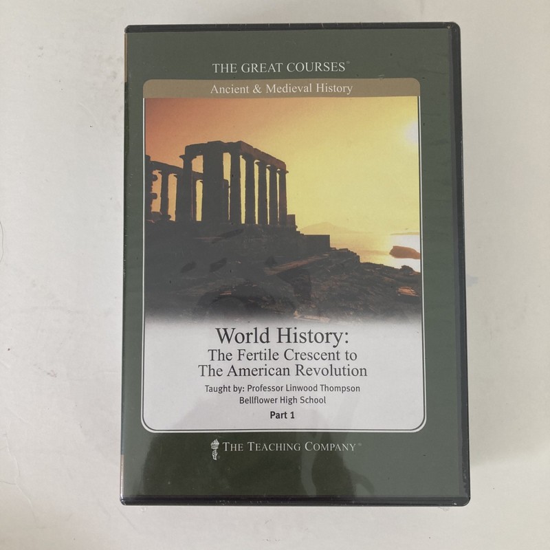 NEW The Great Courses Ancient Medieval History, World History Part 1,2,3 DVD Set