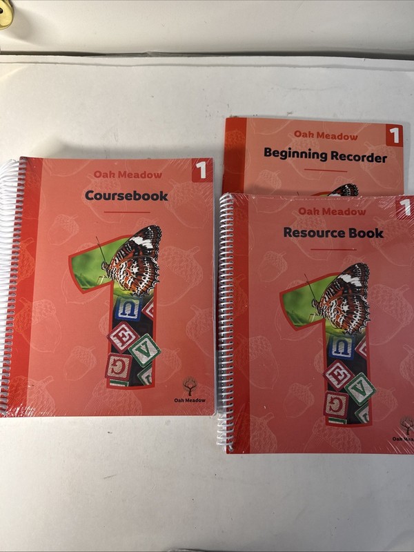 Oak Meadow Grade 1, (2020), Coursebook, Resource Book, & Recorder