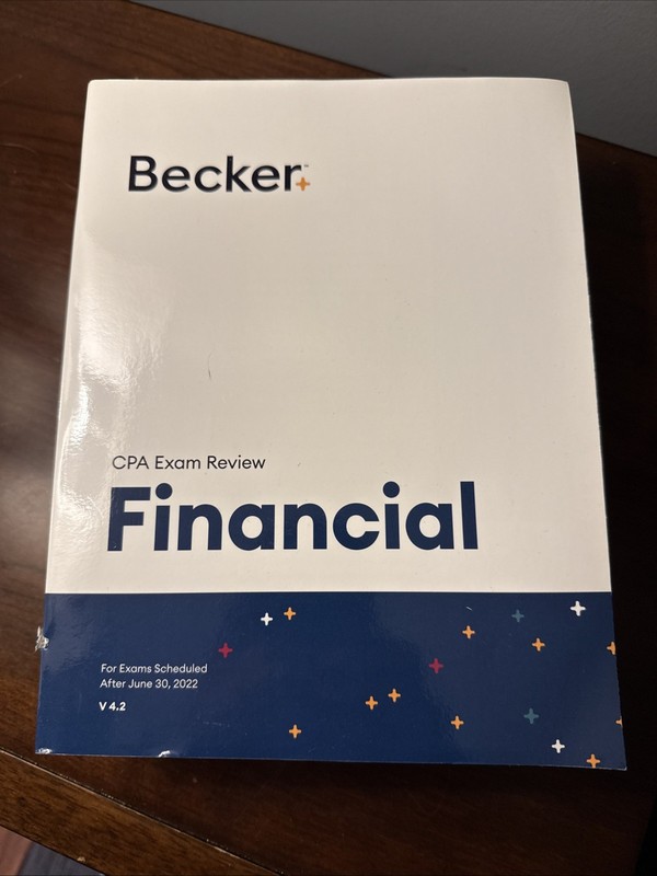 Becker CPA Exam Review Financial V4.2 Brand New!
