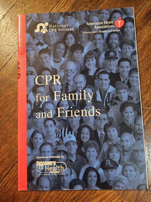 CPR for Family and Friends by American Heart Association Staff (2000, Trade…