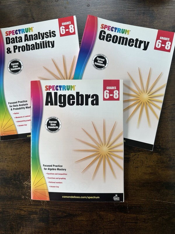 Grade 6-8 Spectrum Workbooks