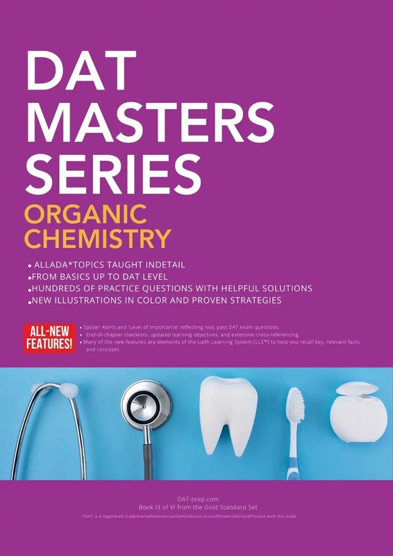 2026-2027 DAT Organic Chemistry Masters Series, Review, Preparation and Practice