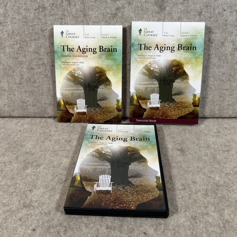 The Great Courses: The Aging Brain Course Guidebook & DVD Set Thad Polk 2016