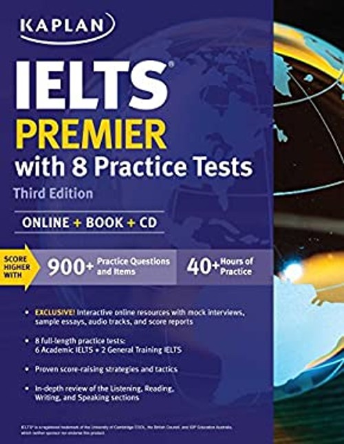IELTS Premier : Online + Book + CD Kaplan Test Prep and Admission