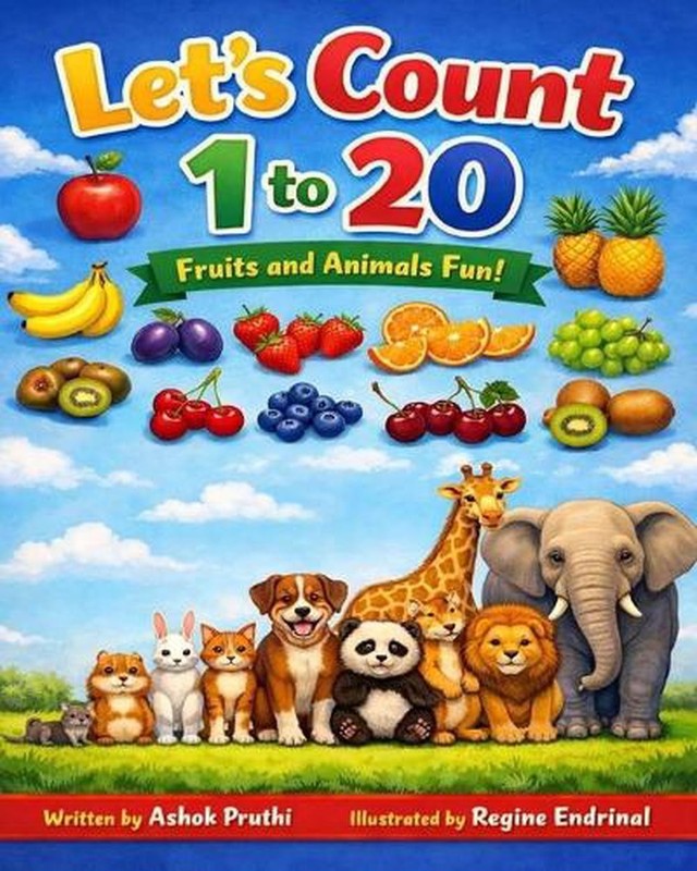 Let’s Count 1 to 20 by Regineirene Endrinal Paperback Book