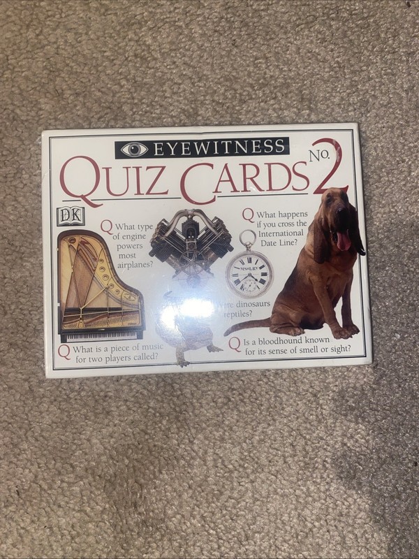 DK Publishing Eyewitness Quiz Cards No. 2 History, Nature & Science