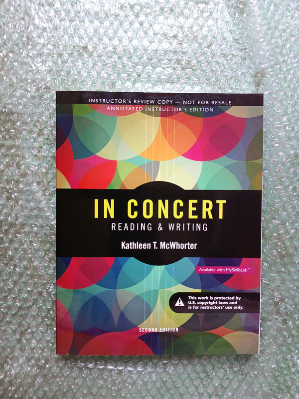 In Concert : Reading and Writing by Kathleen T. McWhorter (2014, Trade…