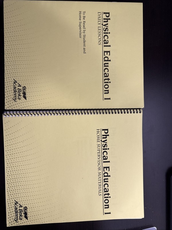 Abeka Physical Education 1 Daily Lessons and Home Supervisor Materials