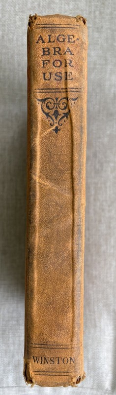 Algebra For Use Mathematics Junior High School 1936 Winston Triangle Series Book gallery
