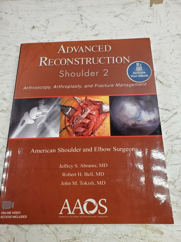 Advanced Reconstruction of Shoulder, Paperback by Abrams, Jeffrey S. W/ Ebook
