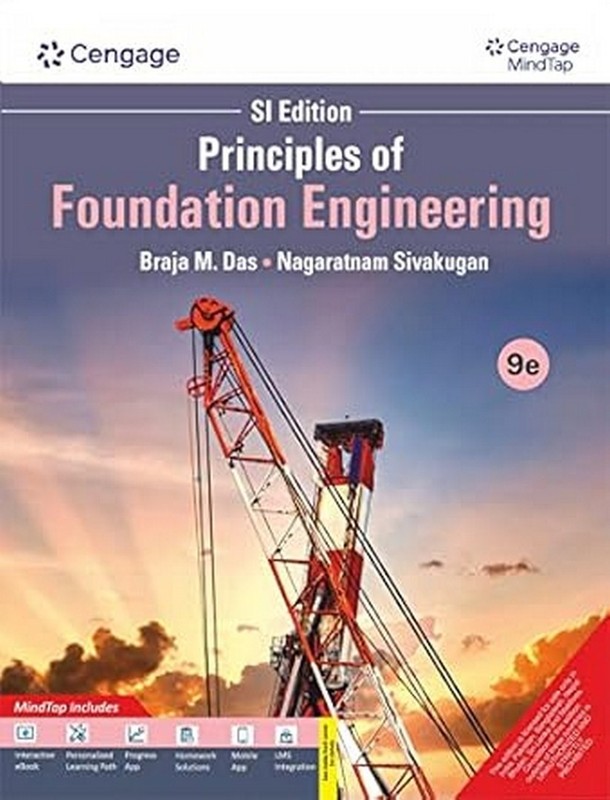 Principles of Foundation Engineering by Braja M Das 9th ED 9789355738110