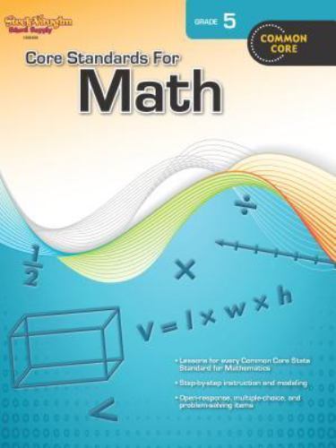 Core Standards for Math Grade 5 : Common Core, Paperback by Steck-Vaughn (COR…