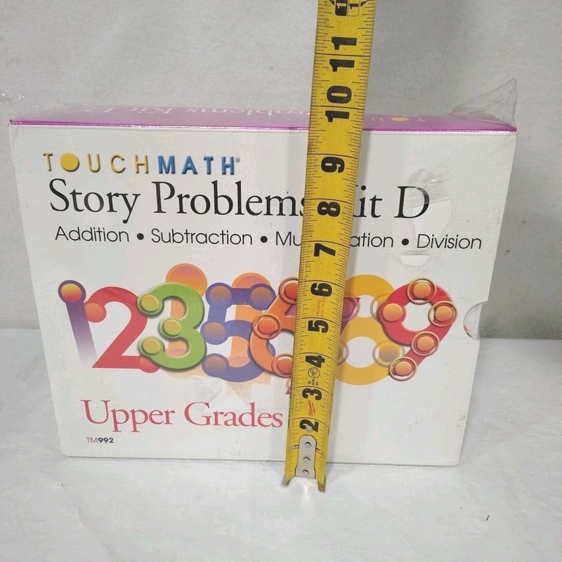Touch Math Touchmath Story Problems Kit D Upper Grades TM992 Arithmet New Sealed gallery