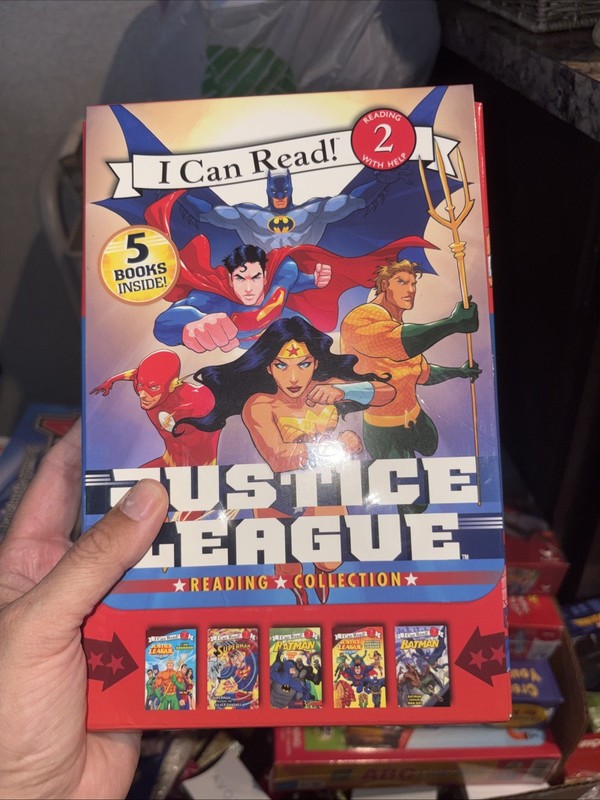 Justice League Reading Collection: I Can Read*5 Books*Reading 2 with Help