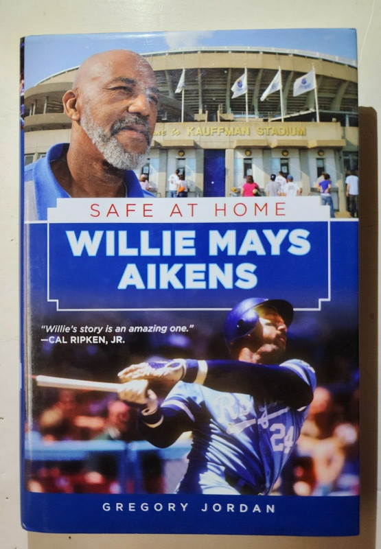 SAFE AT HOME by Willie Mays Aikens – SIGNED – Hardcover w/Dust Jacket – First Ed