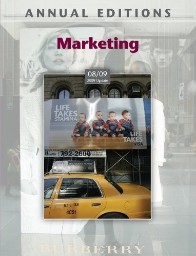ANNUAL EDITIONS: MARKETING 08/09 (2009 UPDATE) By John Richardson