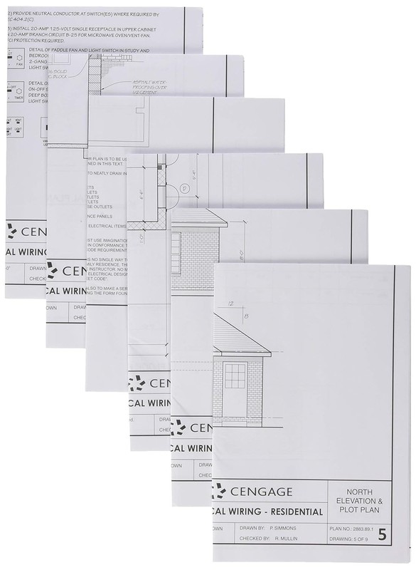Blueprints for Mullin/Simmons’ Electrical Wiring Residential Print Copy SEALED