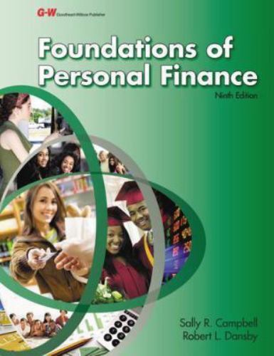 Foundations of Personal Finance – 1619603624, paperback, Sally R Campbell