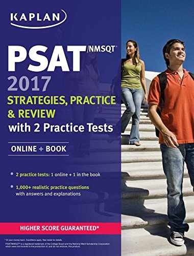 PSAT/NMSQT 2017 Strategies, – Paperback, by Kaplan Test Prep – Very Good x