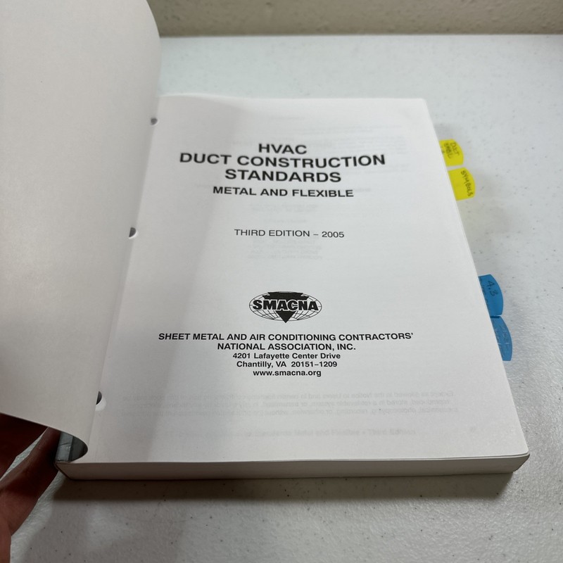 HVAC Duct Construction Standards - Metal & - Paperback, by Smacna - Good gallery