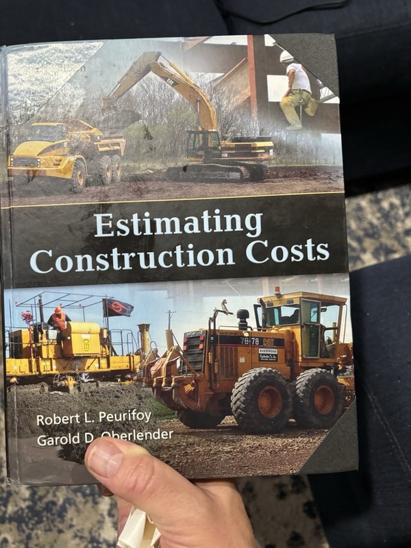 Estimating Construction Costs – Hardcover, by Peurifoy Robert L.; – Good