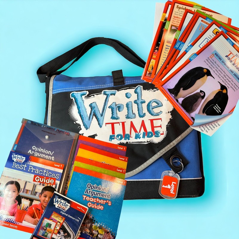Write Time for Kids Teacher Created Teachers Editions Drive & Bag Grade 1 New