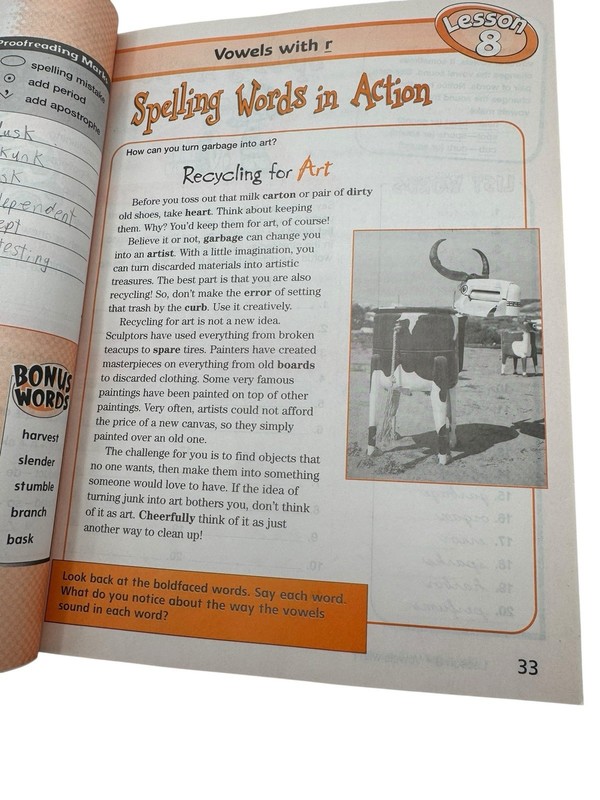 Spelling Workout Level D Set 2 Teacher Edition & Student Workbook Paperback READ gallery