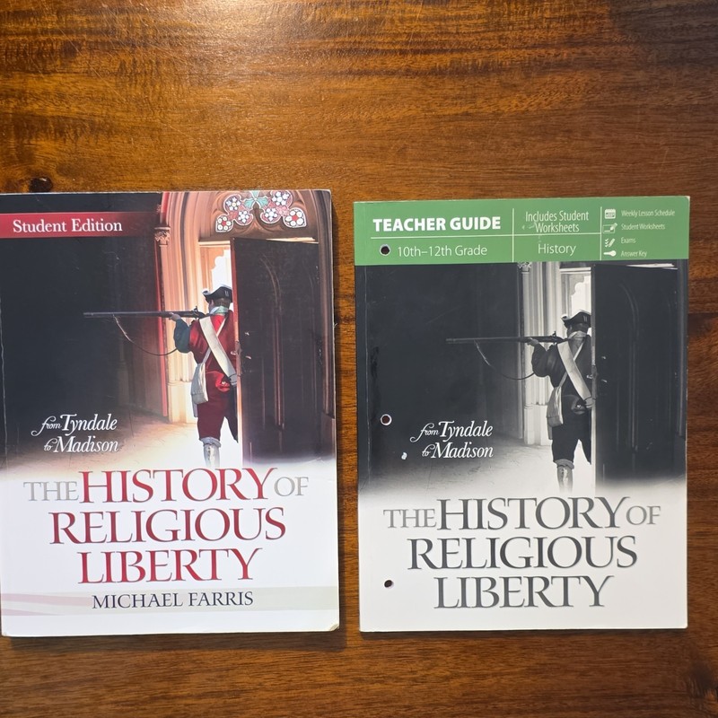 Master Books History of Religious Liberty Student/Teacher; Farris. High School