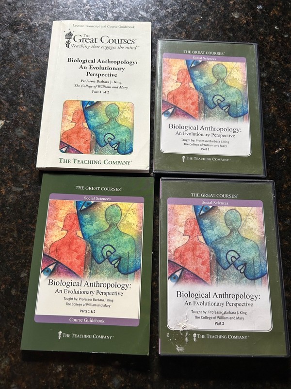 THE Great Courses Biological Anthropology DVDs & Guidebook 2002