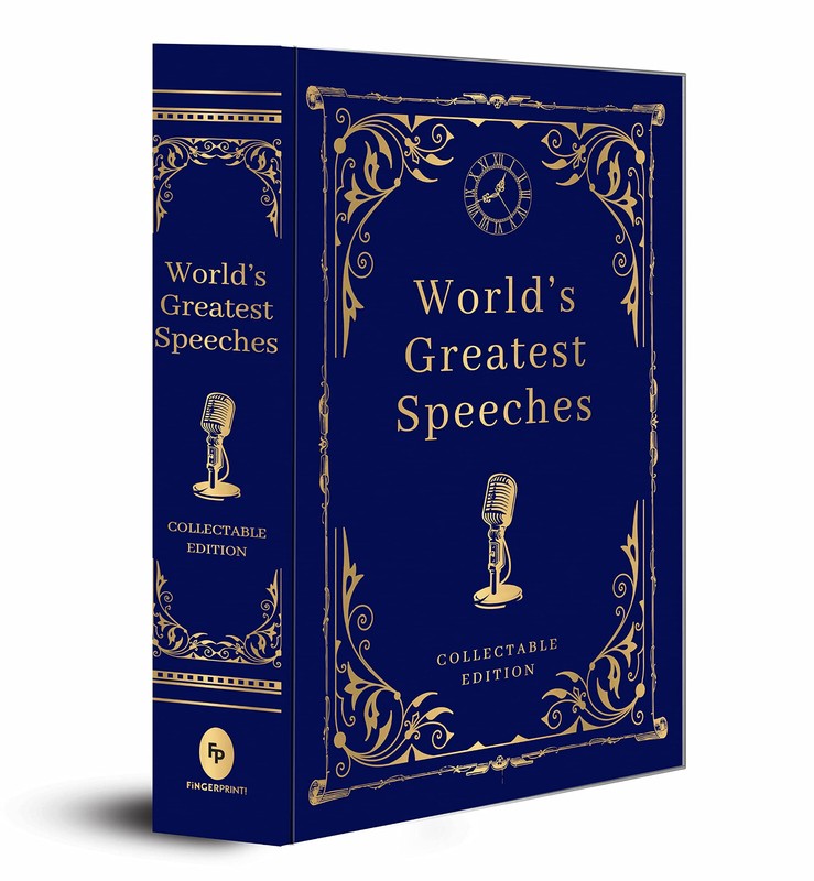 World's Greatest Speeches (Deluxe Hardbound Edition) by Various-'Ship from USA'
