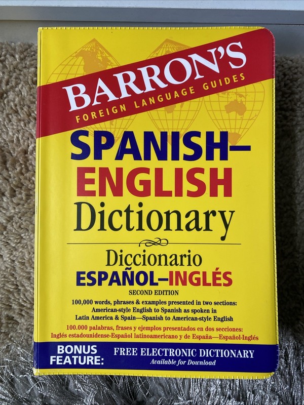Barron’s Spanish-English Dictionary: Diccionario Espanol-Ingles