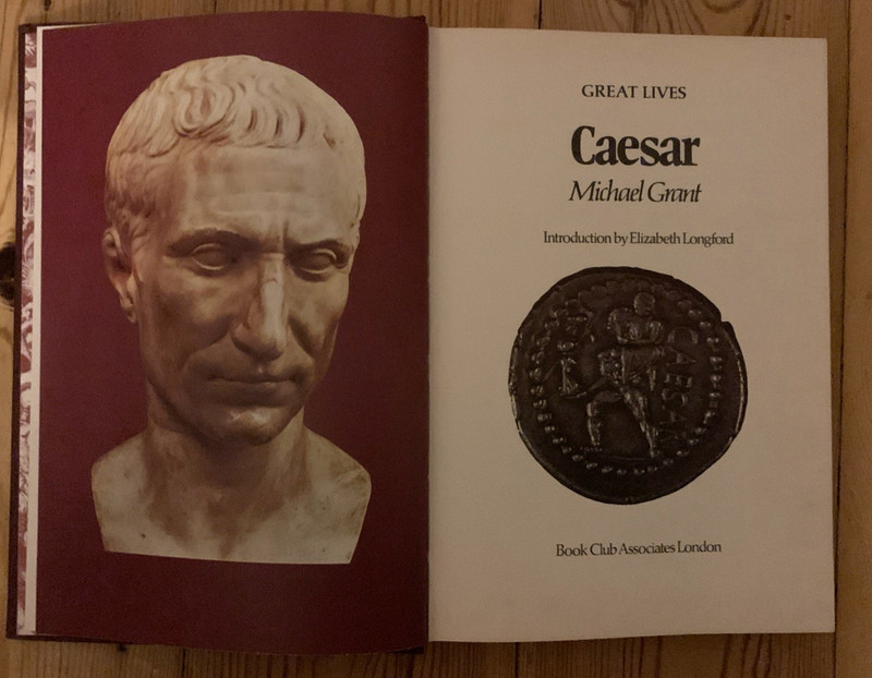 Great Lives Caesar by Michael Grant Missing dust jacket