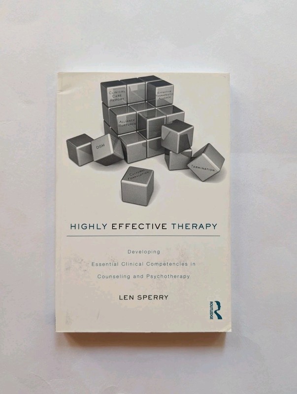 Highly Effective Therapy Clinical Competencies Counseling Len Sperry Paperback