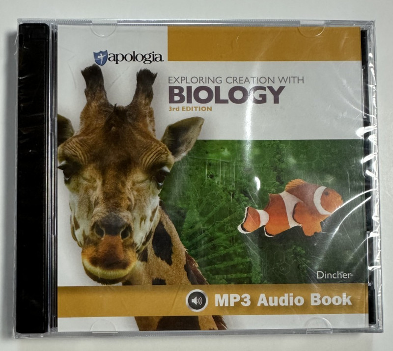 APOLOGIA Exploring Creation with Biology MP3 Audio Book CD 3rd Edition