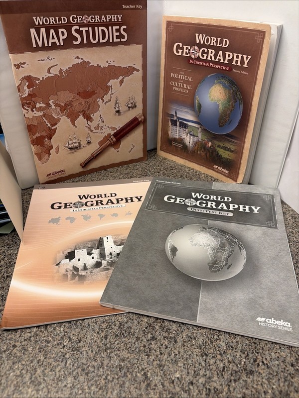 Abeka World Geography, Grade 9, 2nd Ed. (set of 4)