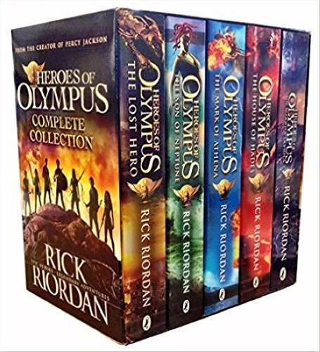 Heroes of Olympus Complete Collection 5 Books Box Set -The Lost by Rick Riordan