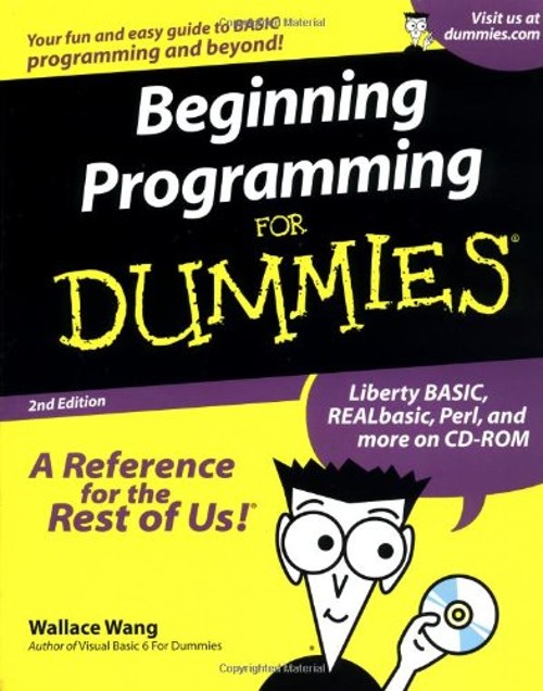 Beginning Programming Paperback Wally, Wang, Wallace Wang