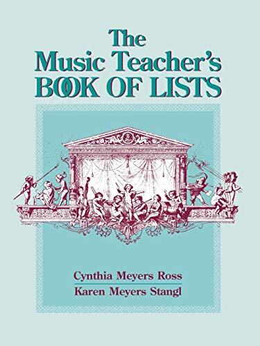 Music Teacher s Book of Lists P by Ross New 9780787966898 Fast Free Shipping-,