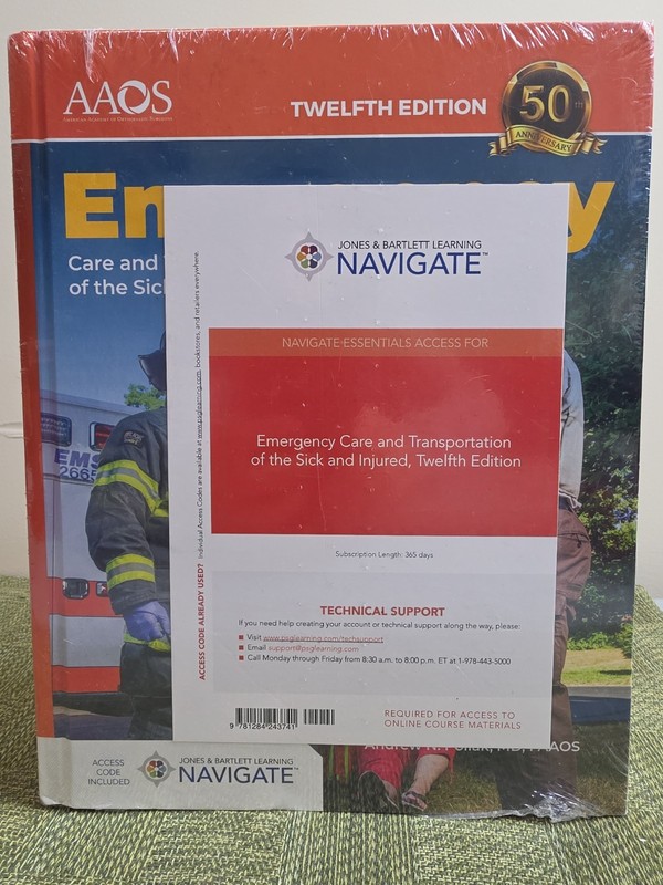 Emergency Care and Transportation of the Sick and Injured Essentials HARDCOVER