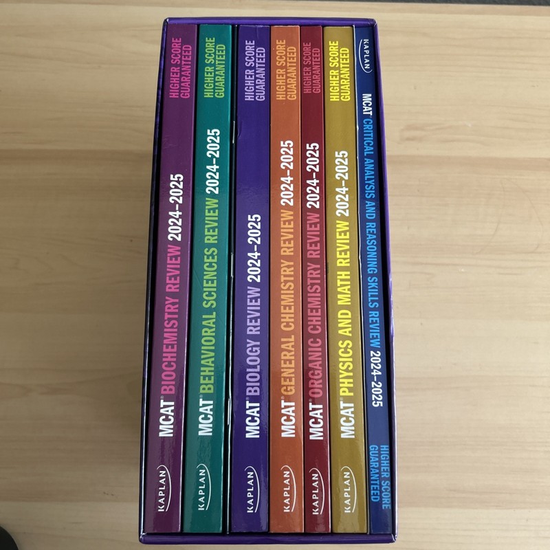 Kaplan MCAT Complete 7-Book Subject Review 2024-2025, Excellent Condition gallery