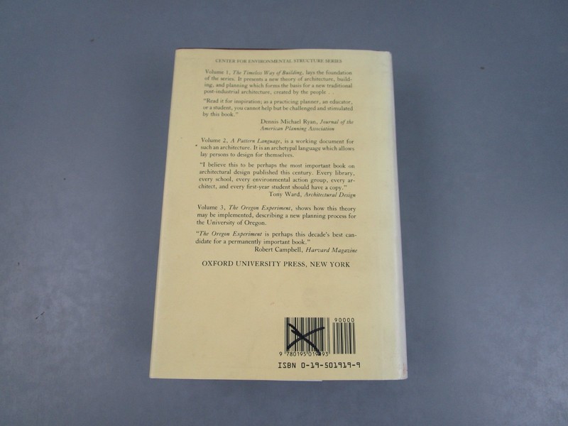 A Pattern Language - Christopher Alexander Towns, Buildings, Construction gallery